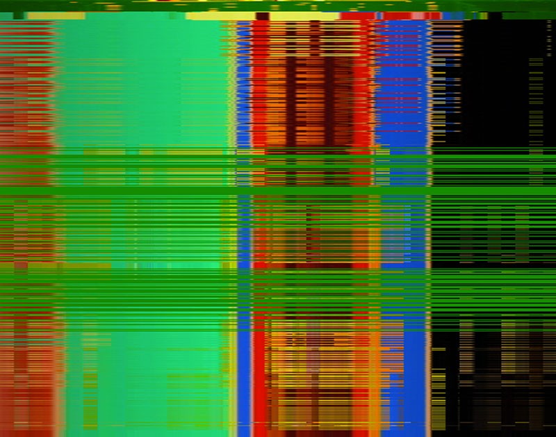 Tracey Cornish, Glitch Reslice 12.1, 2011, digital still. Courtesy and © the artist